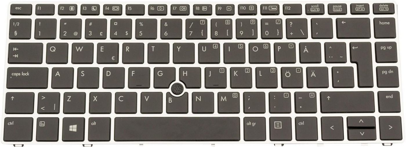 HP Keyboard BACKLIT SE/FI