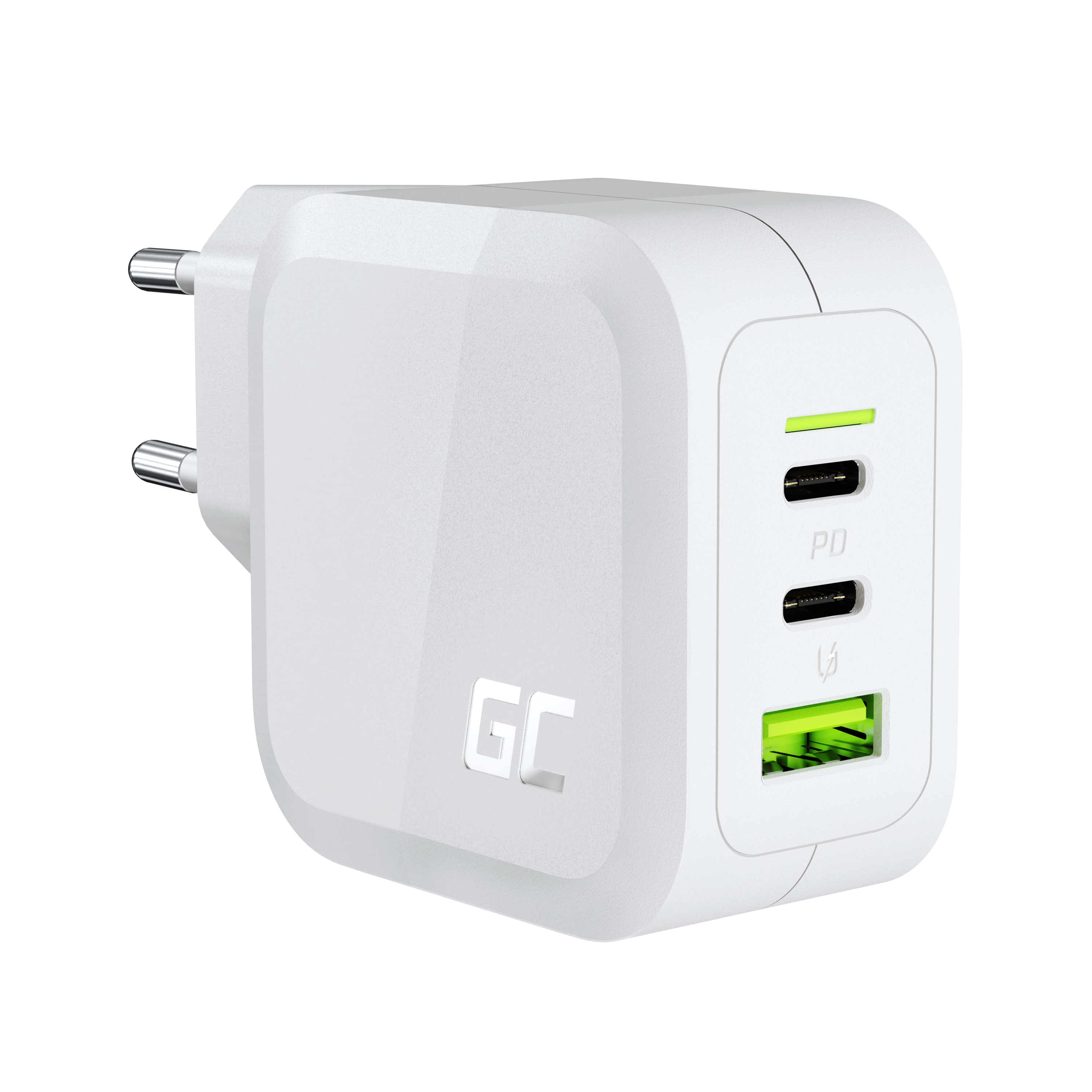 Charger Green Cell GC PowerGaN 65W Charger, white, CHARGC08W