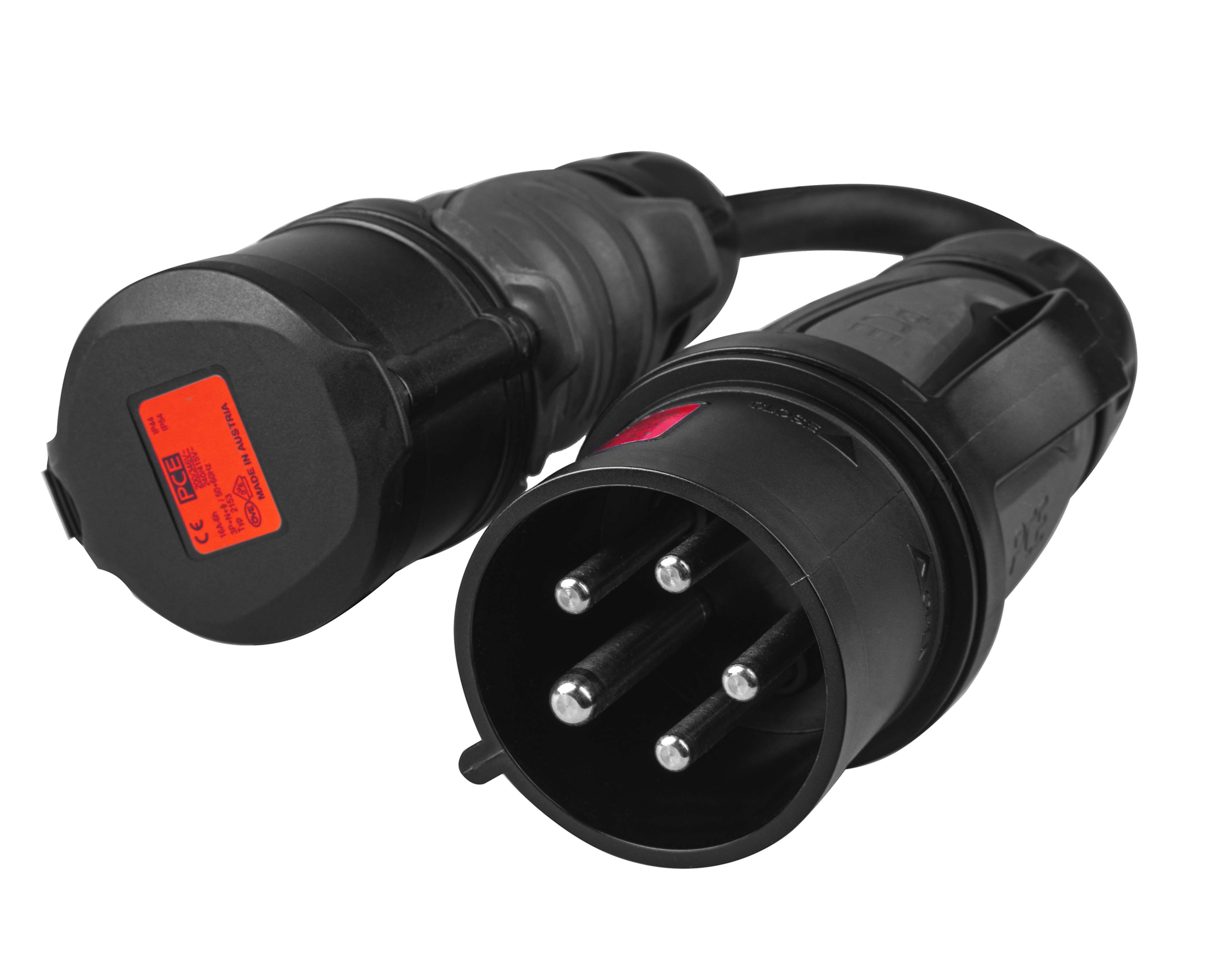 Green Cell Power adapter Red CEE 16A 400V 5P to Red CEE 32A 5P