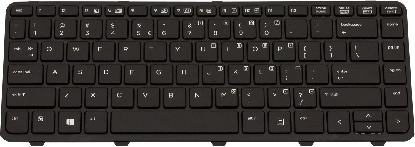 HP Keyboard TP-EURO