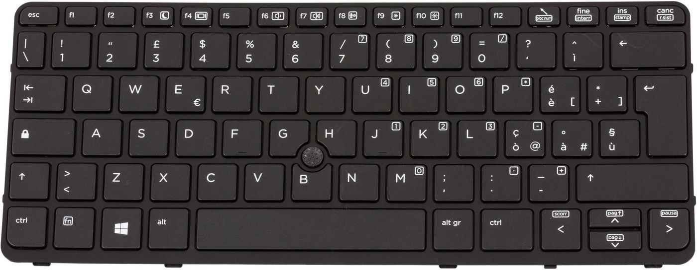 HP Keyboard W/PT STICK W8 ITL