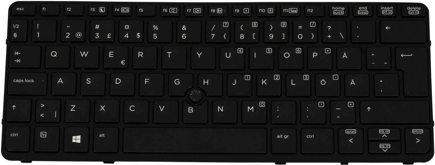 KYBD BACKLIT W/PT STICK W8 