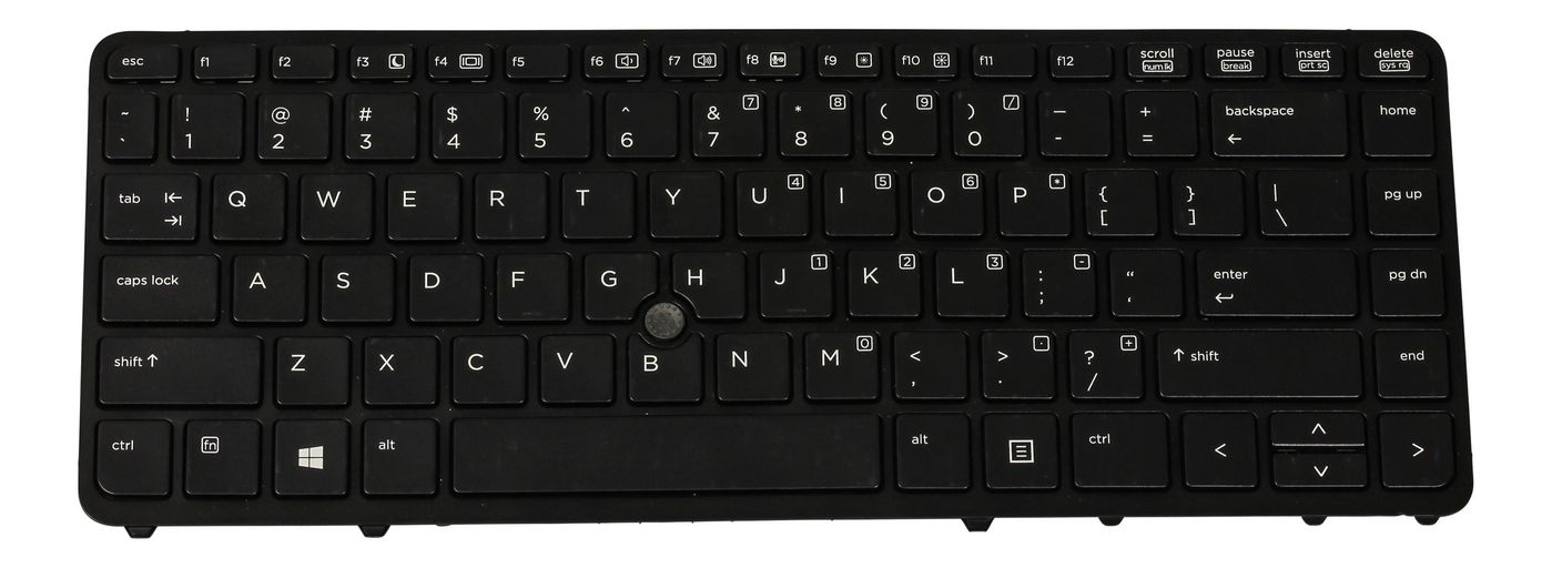 Keyboard with Dualpoint