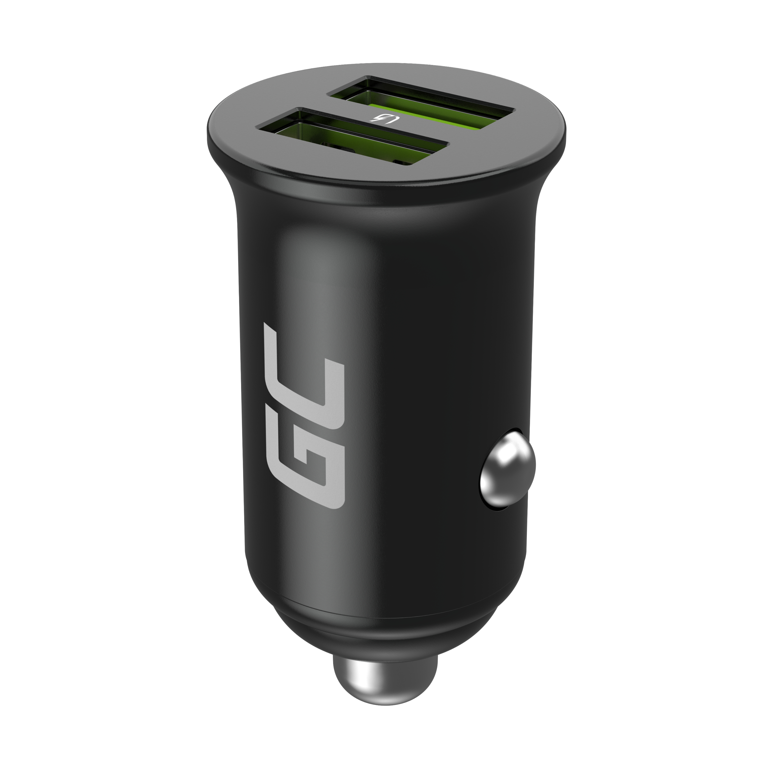Green Cell Autoladegerät 36W GC PowerRide Nano36 mit 2x USB-A Ultra Charge Schnellladung