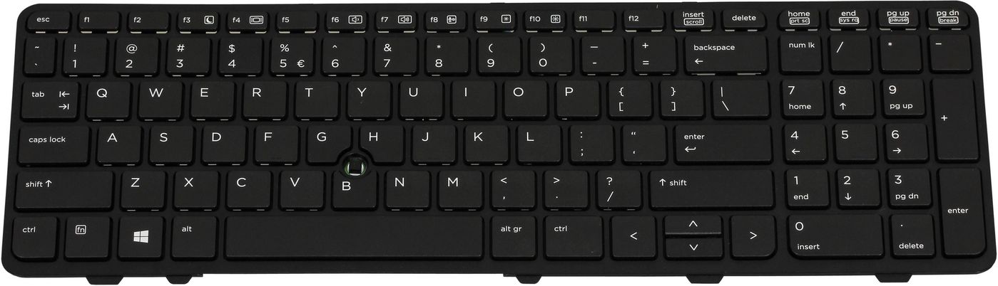 HP Keyboard W/ POINT STICK 15-EURO