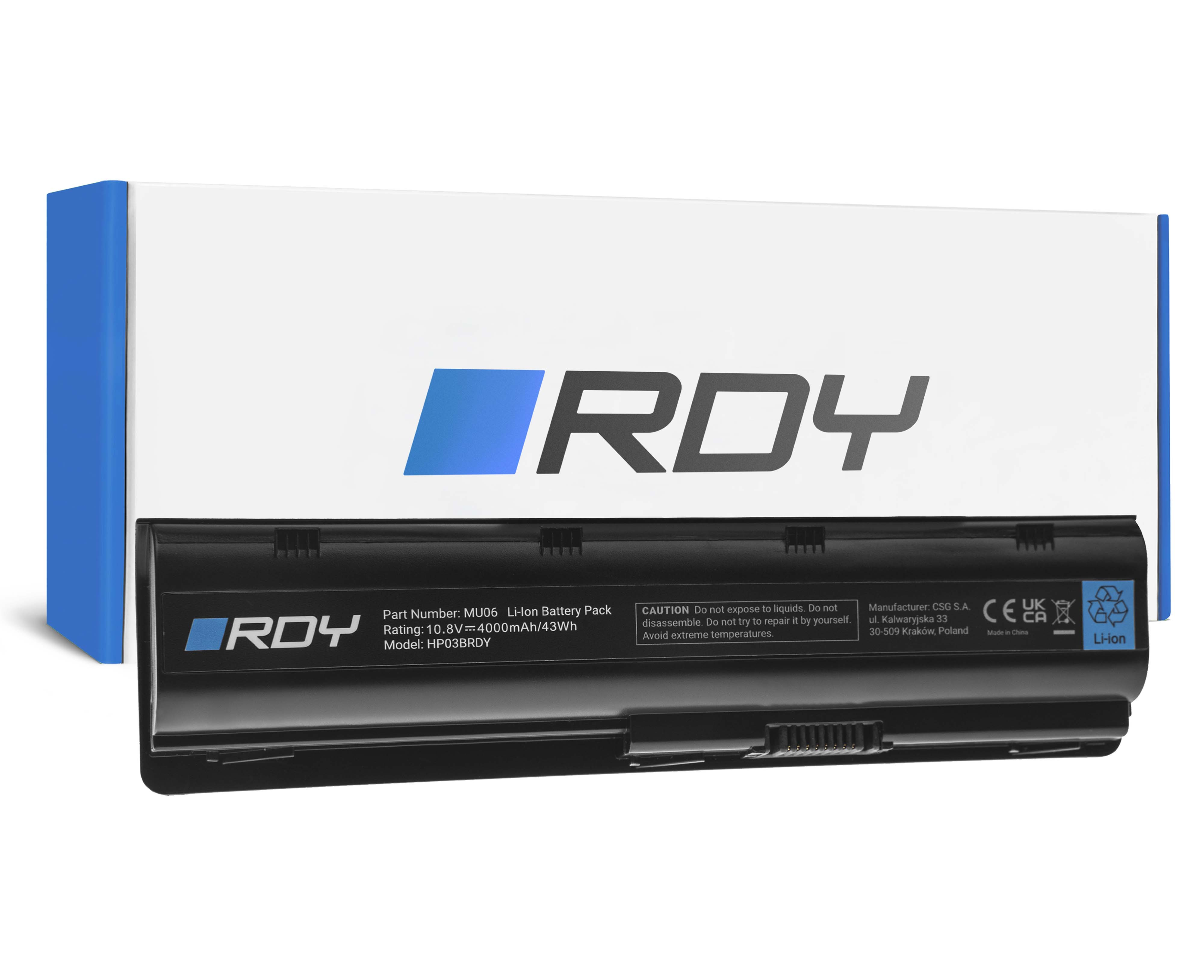 Battery RDY MU06 to HP Compaq 635 650 655 Pavilion G6 G7 Presario CQ62
