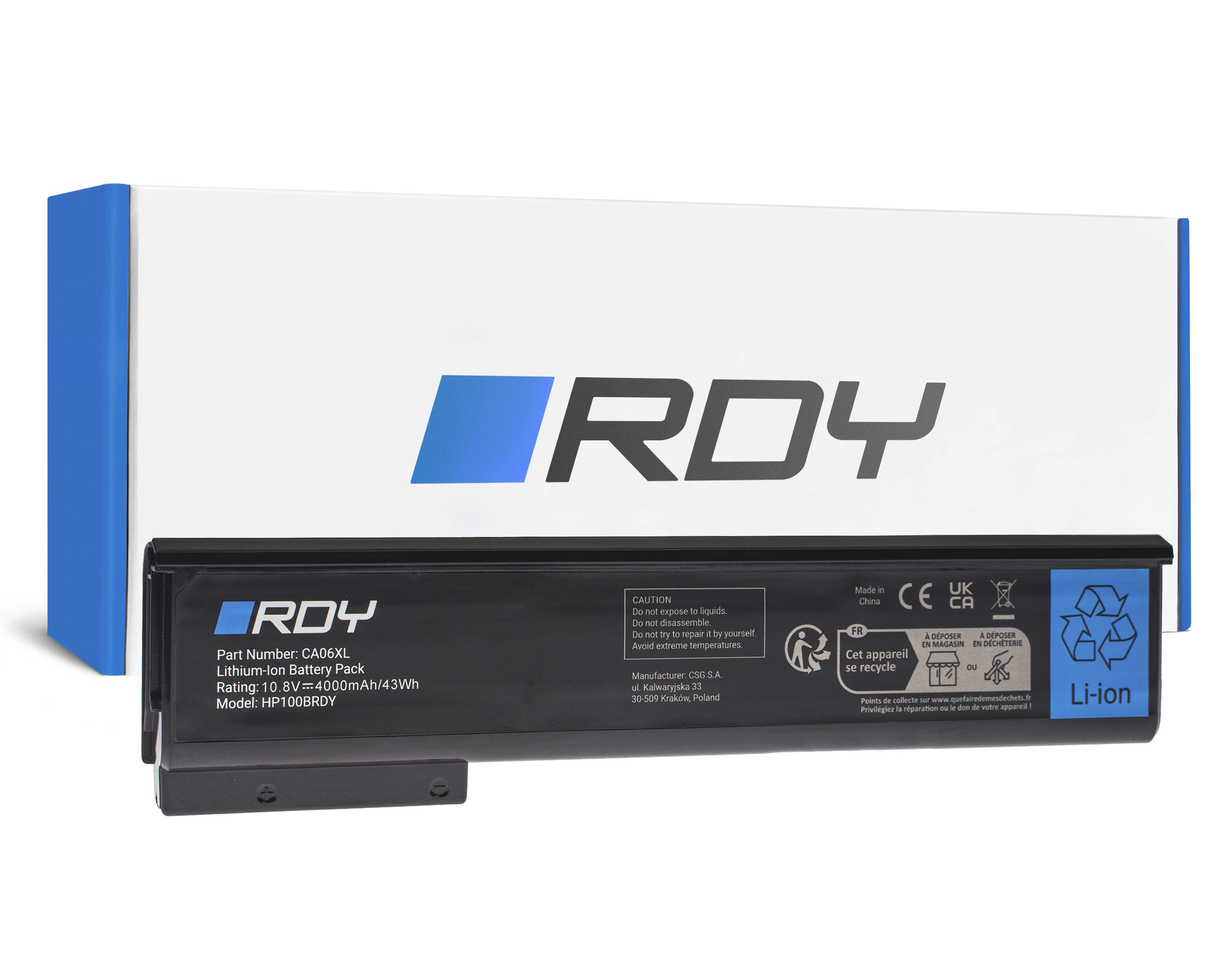 Battery RDY CA06 CA06XL to HP ProBook 640 G1 645 G1 650 G1 655 G1