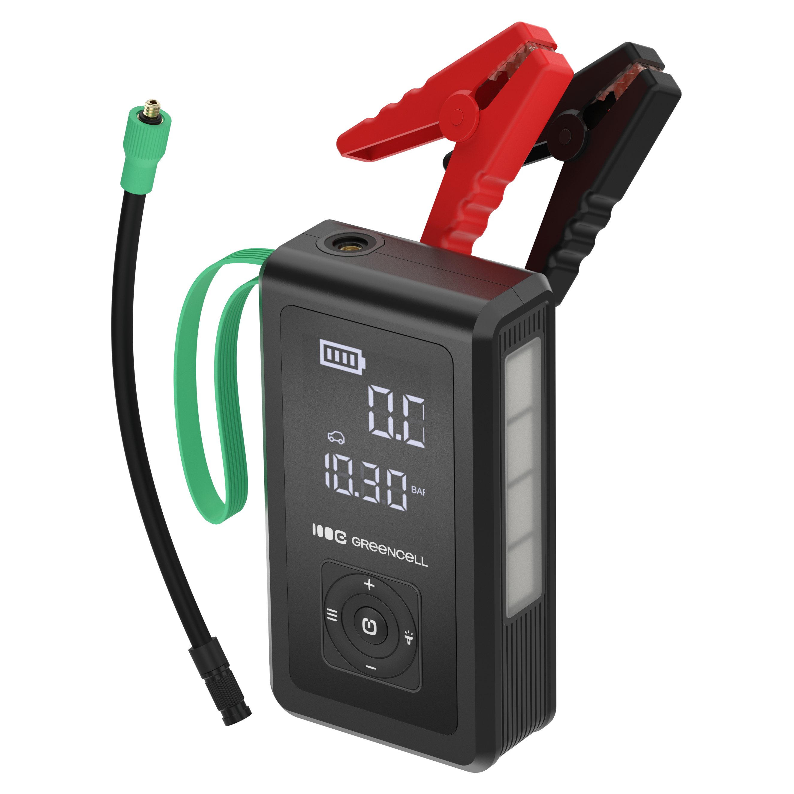 Greencell PowerBoost Air / Starter / Powerbank for cars with compressor 29.6Wh 1000A Starting device