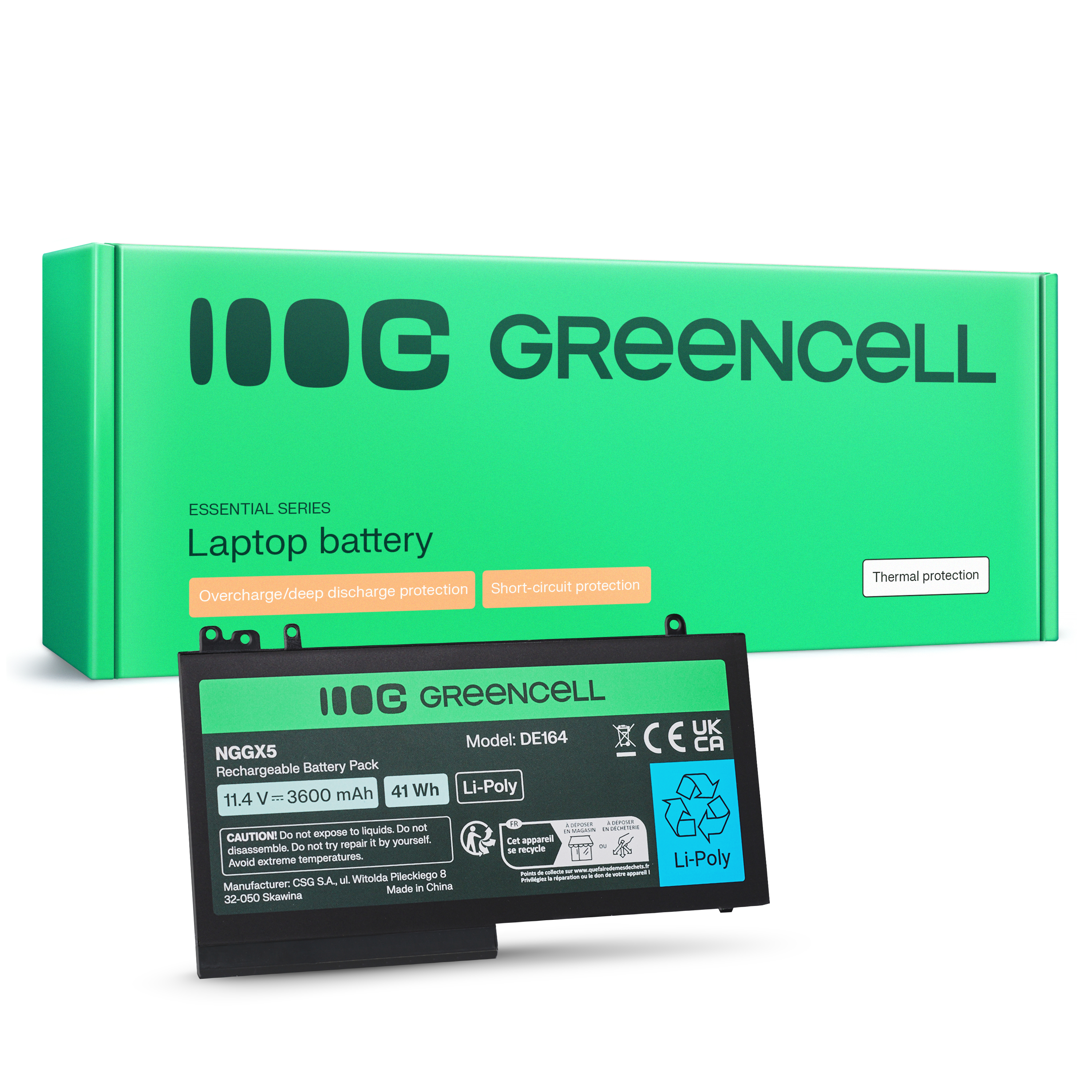 NGGX5 Battery for Dell Latitude E5470, E5270, E5570, E5750, E5250, E5450, E5550