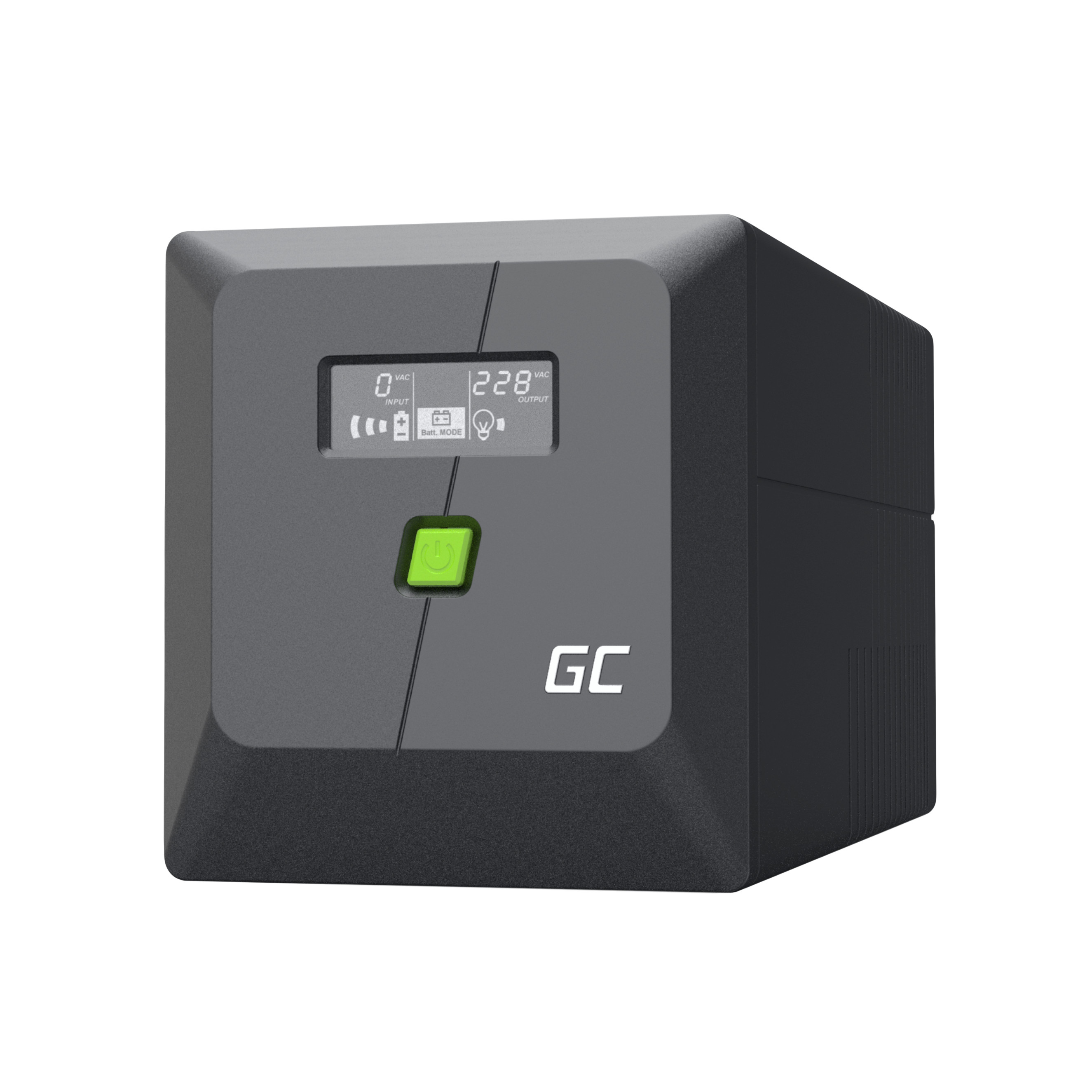 Backup Power Supply UPS Greencell 1000VA 600W PowerProof with LCD display