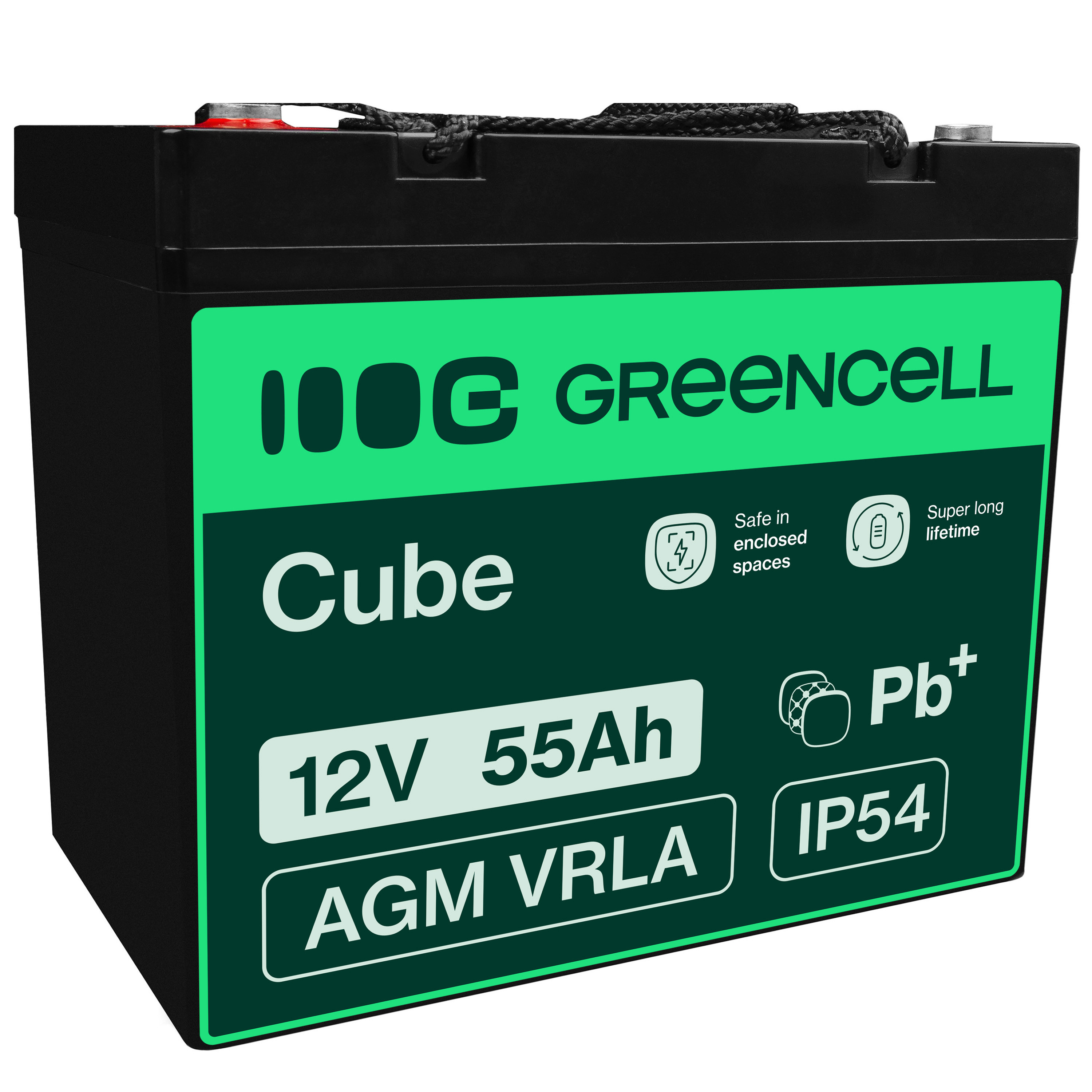 Battery for UPS Green Cell AGM VRLA 12V 55Ah, AGM49