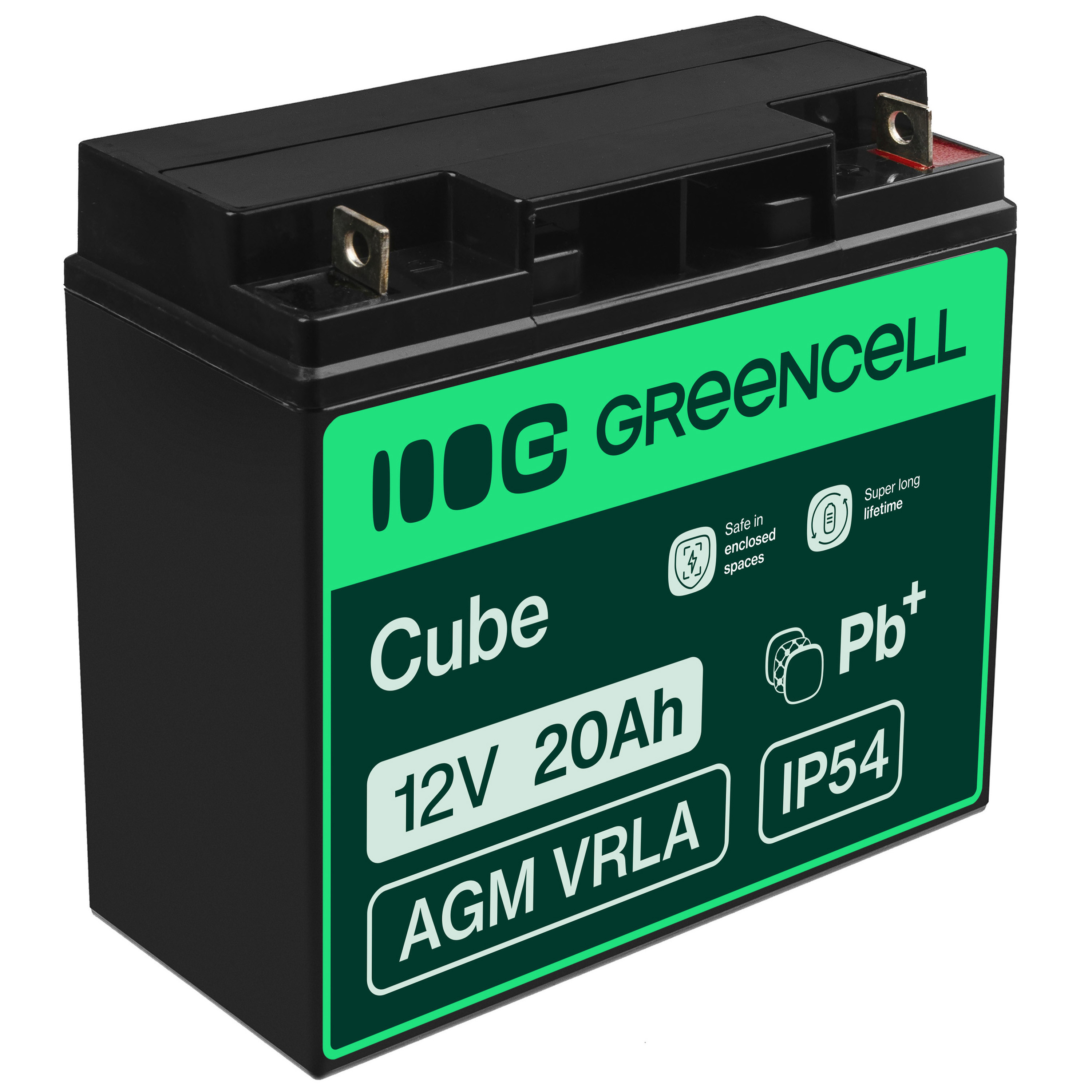Battery for UPS Green Cell AGM VRLA 12V 20Ah, AGM10