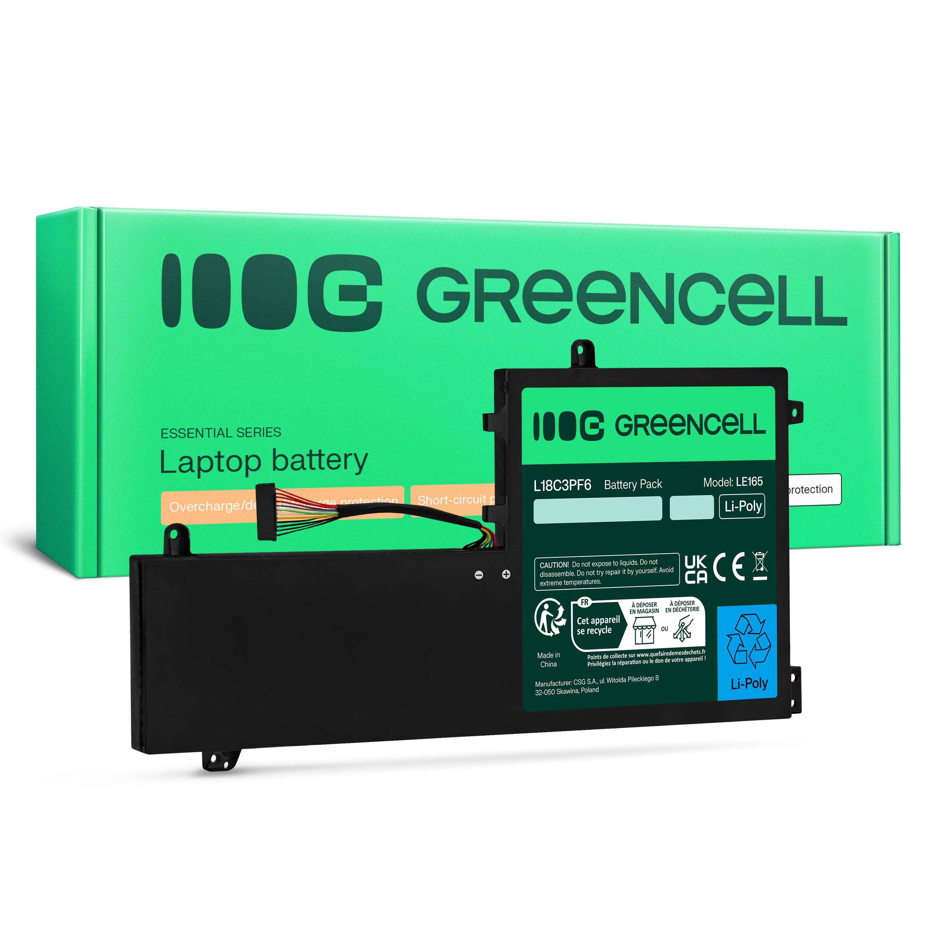 Green Cell Battery L17C3PG1 L17L3PG1 L17M3PG2 L17M3PG3 for Lenovo Legion Y530-15ICH Y540-15IRH