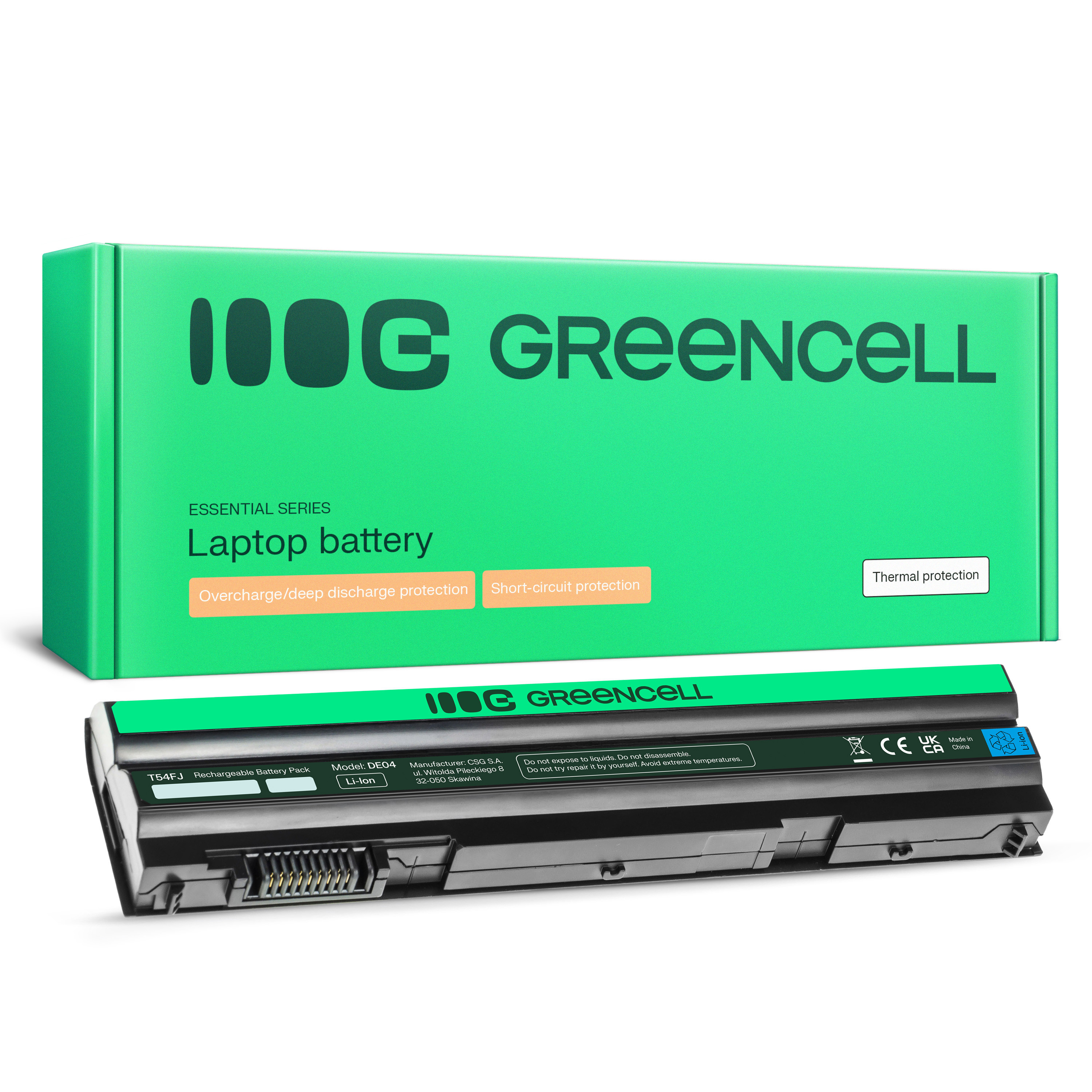 Green Cell Battery 8858X T54FJ M5Y0X for Dell Latitude E5420 E5430 E5520 E5530 E6420 E6430 E6520 E6530