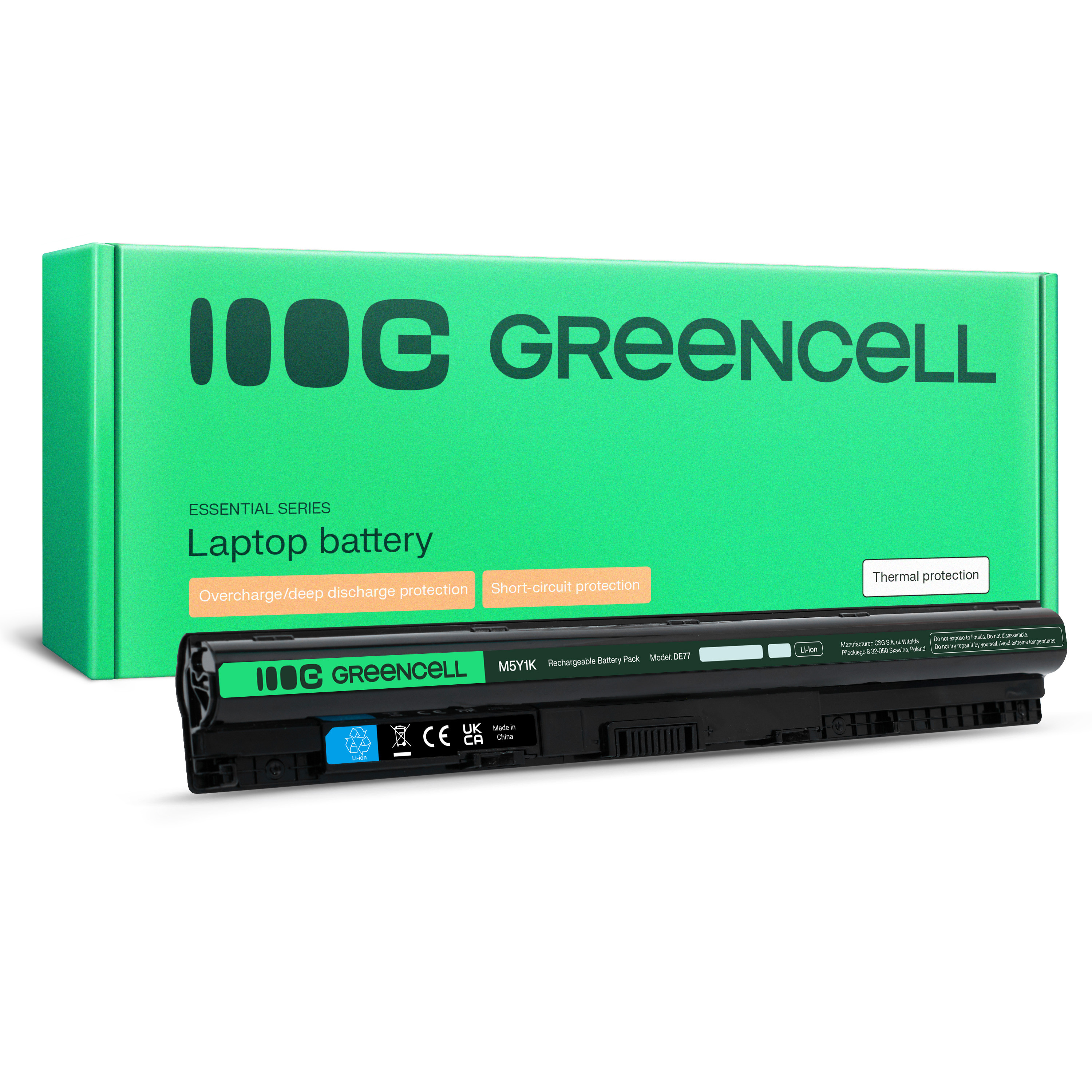 Green Cell Battery M5Y1K for Dell Inspiron 15 3552 3567 3573 5551 5552 5558 5559 Inspiron 17 5755
