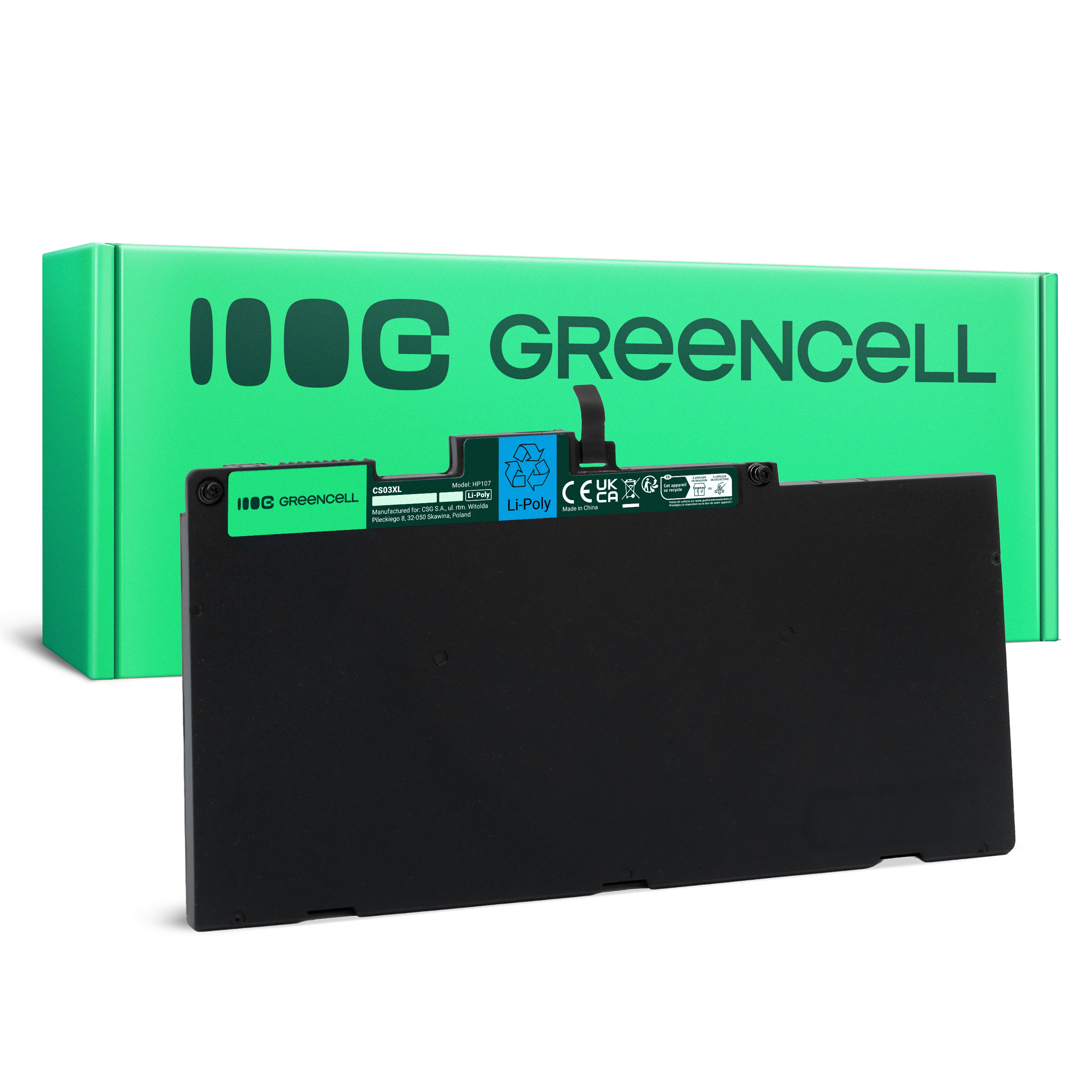 Green Cell Battery CS03XL for HP EliteBook 745 G3 755 G3 840 G3 848 G3 850 G3 HP ZBook 15u G3