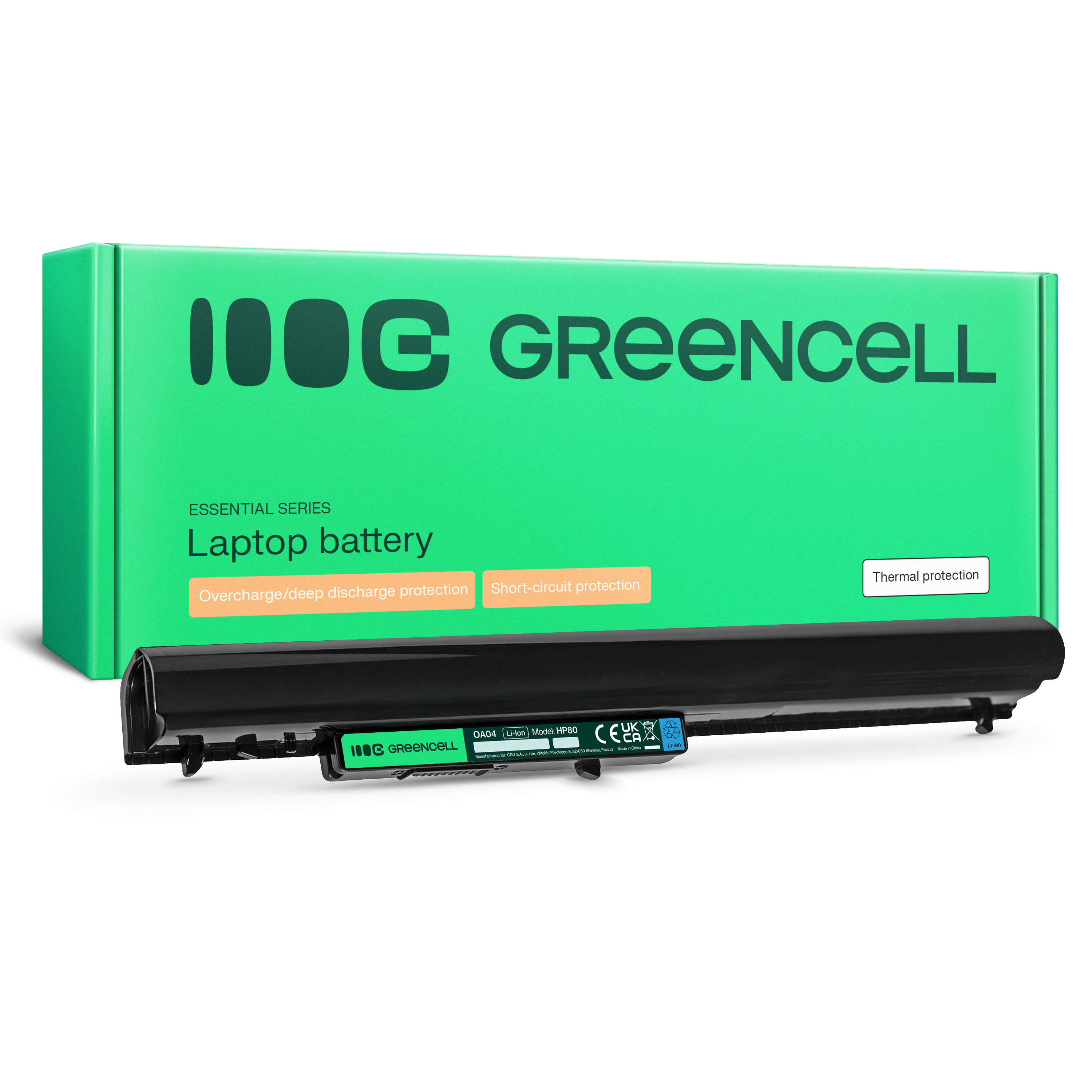 Green Cell Battery OA04 HSTNN-LB5S for HP 14 15 HP 240 245 246 250 255 256 G2 G3