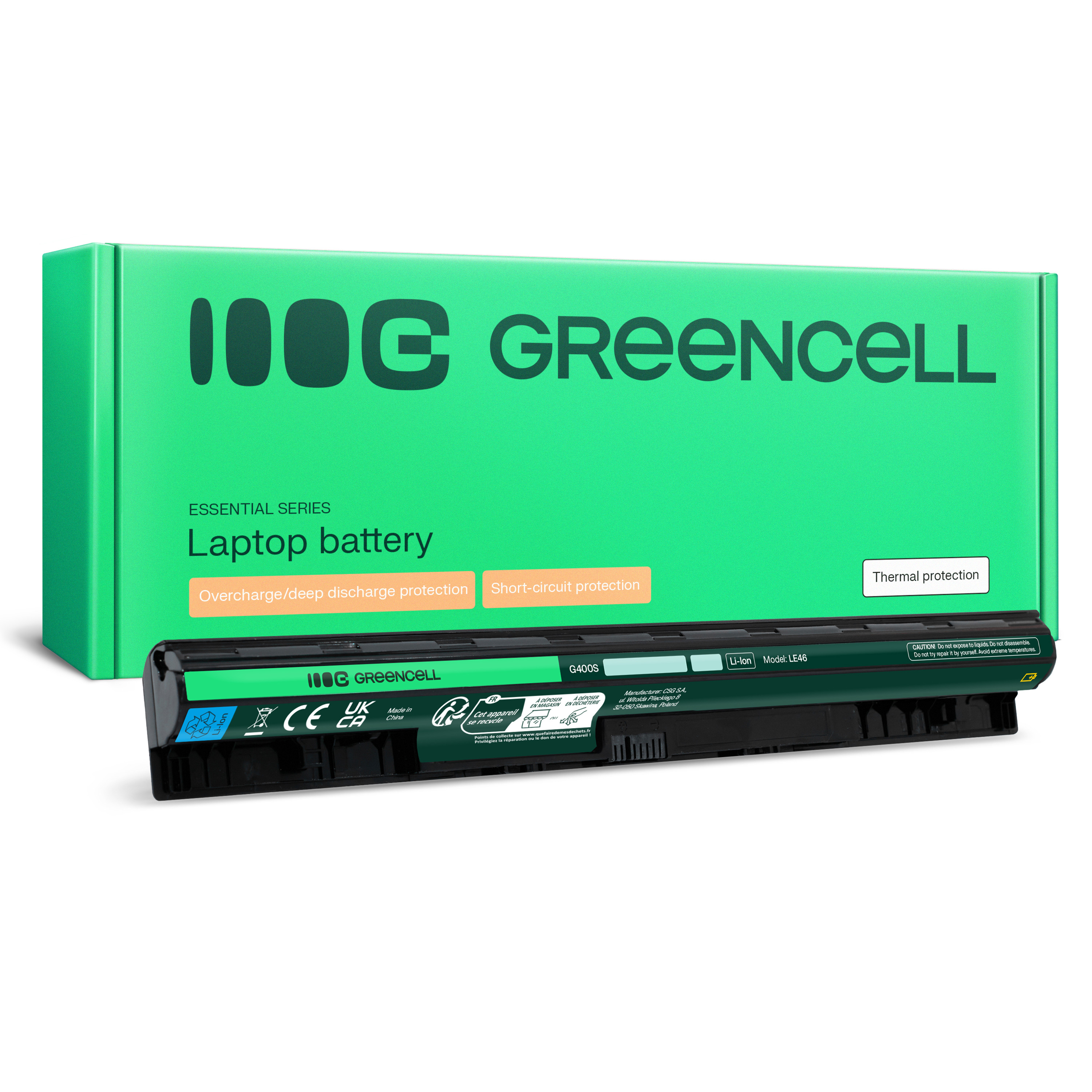 Green Cell Battery L12M4E01 for Lenovo G50 G50-30 G50-45 G50-70 G50-80 G400s G500s G505s