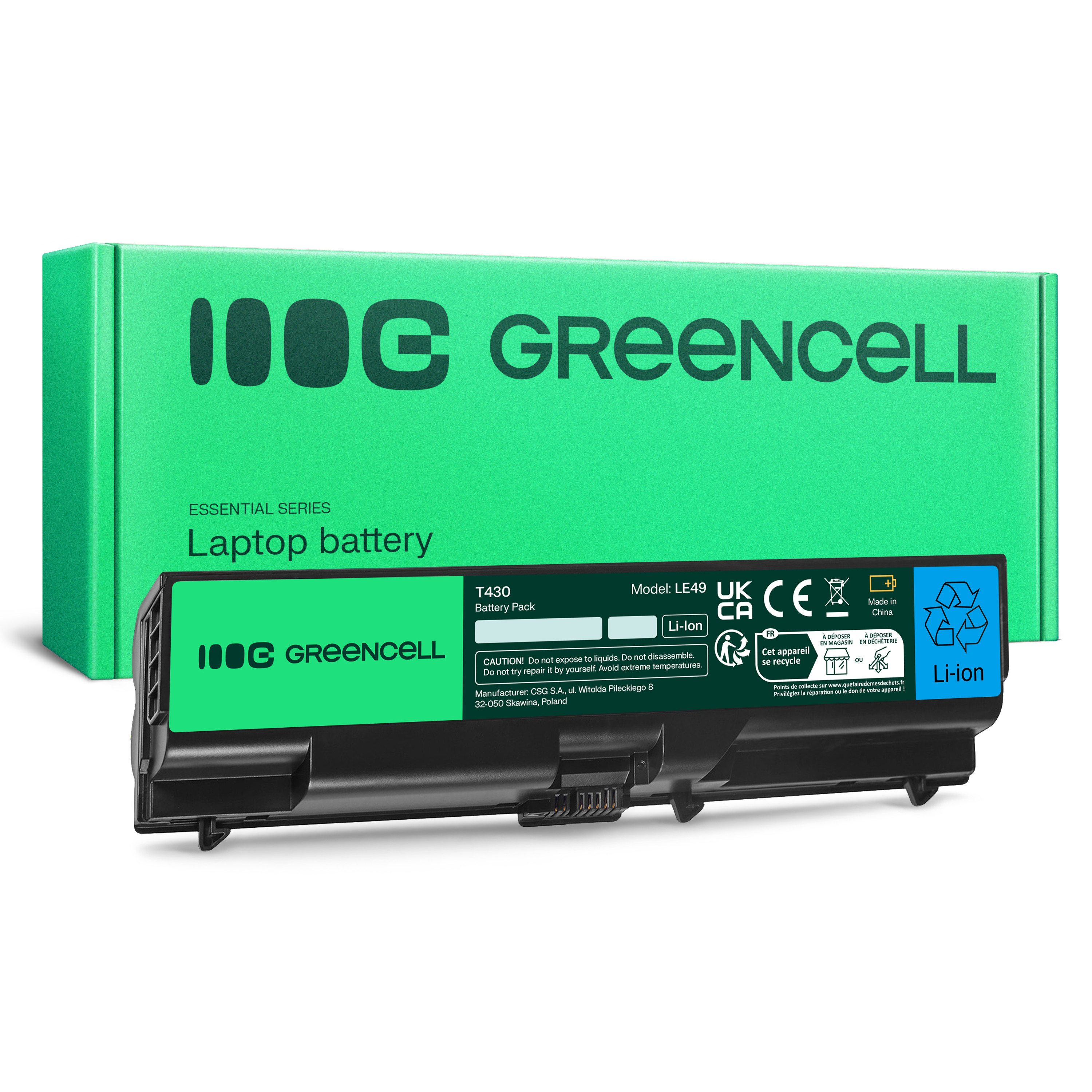 Green Cell Battery 45N1001 for Lenovo ThinkPad L430 T430i L530 T430 T530 T530i