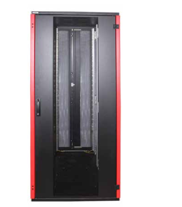 Шафа серверна 19", 42U 600x1000, RAL9005, перфоров ані двері RAA-42610-PPBB-3CZ