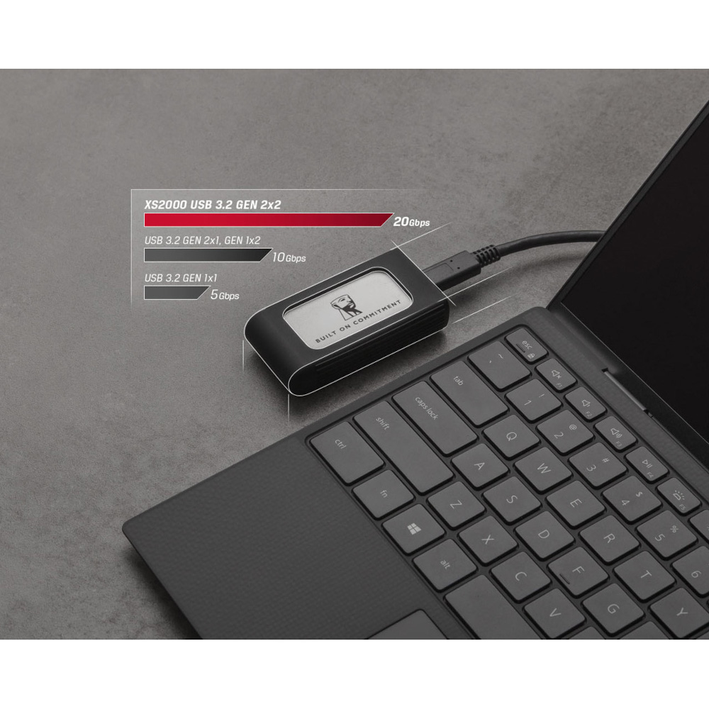 SSD накопичувач зовнішній 1TB XS2000 BOC External  USB-C 3.2 Gen 2 Portable SSD SXS2000/1000GA