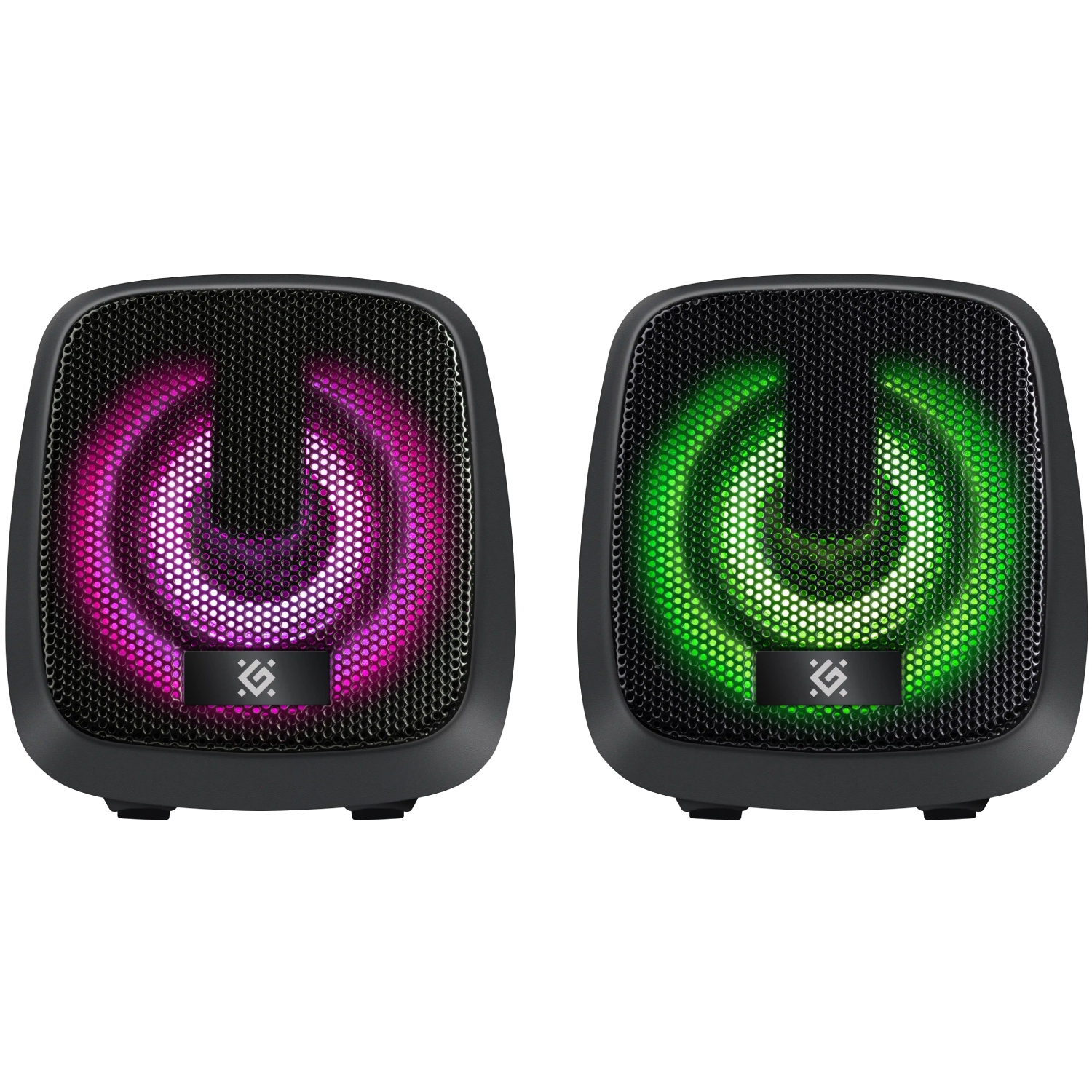 Акустична система 2.0 Defender J2, 6Вт, підсвітка, USB, чорна