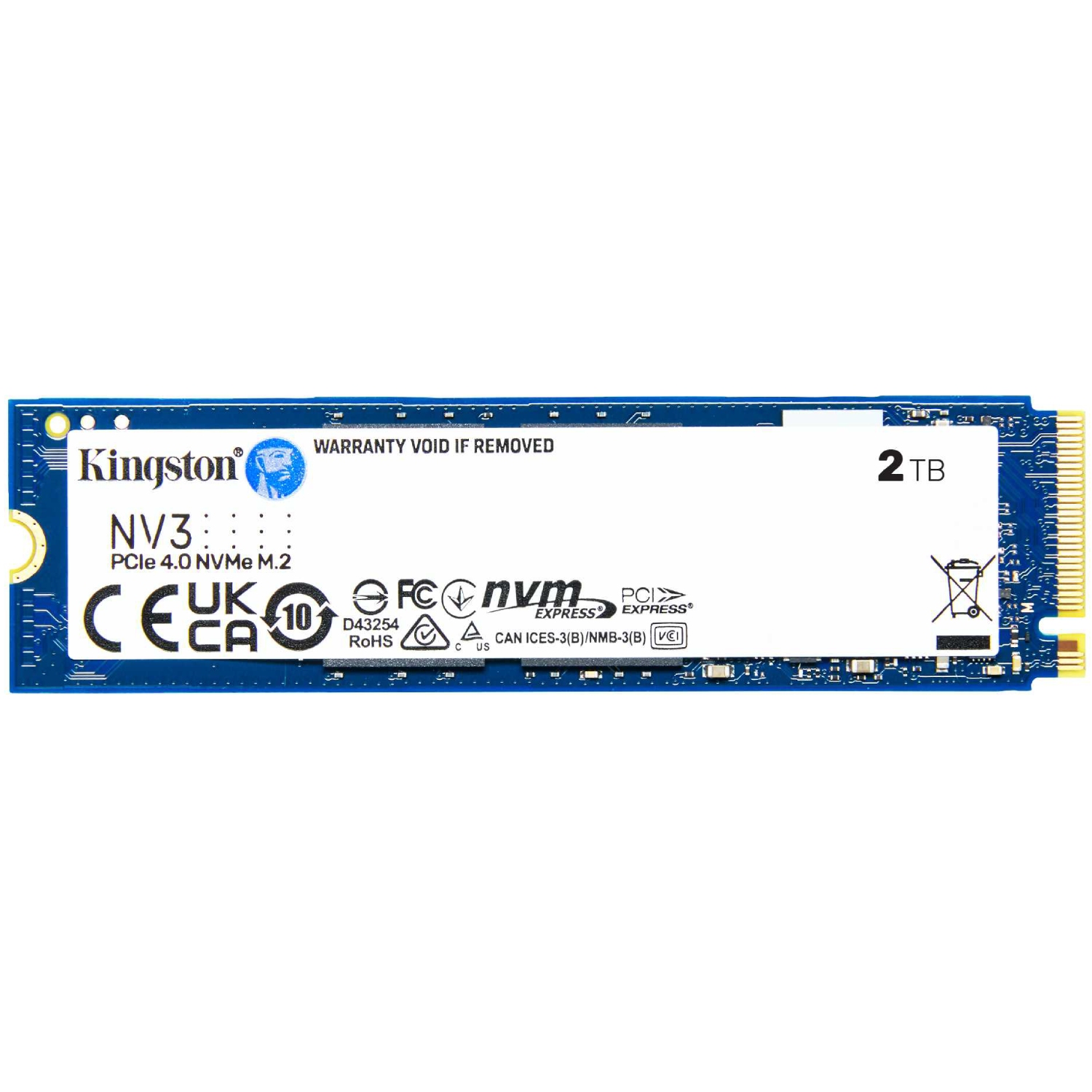 SSD 2TB Kingston NV3 M.2 2280 PCIe 4.0 x4 NVMe