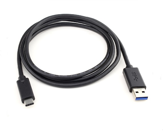 Кабель USB 3.1 AM-Type-C M, 1.0m чорний