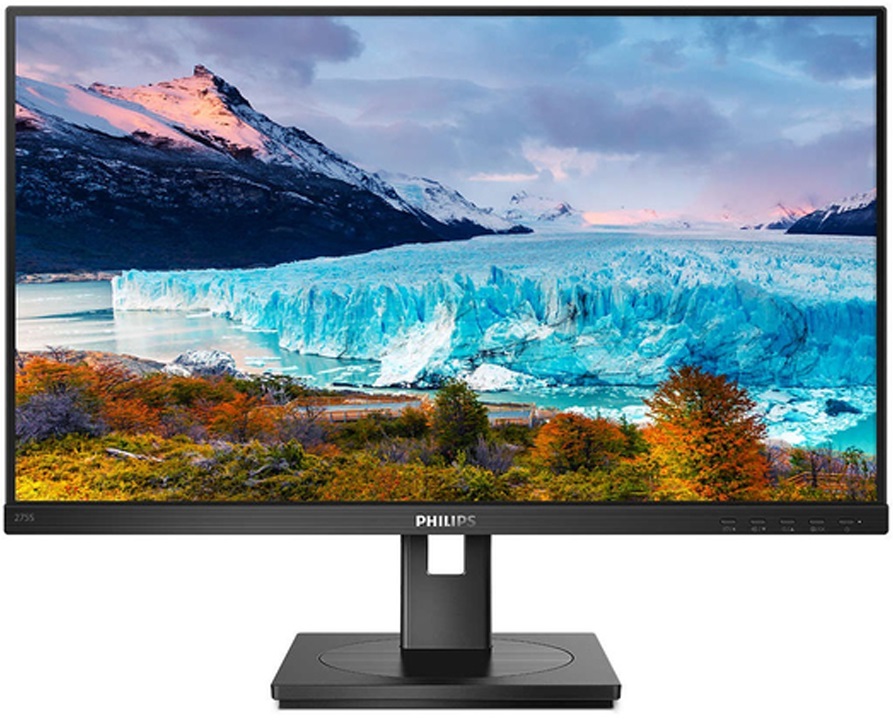 TFT 27" Philips 275S1AE, IPS, QHD,DVI-D, DP, HDMI, pivot,  колонки, чорний