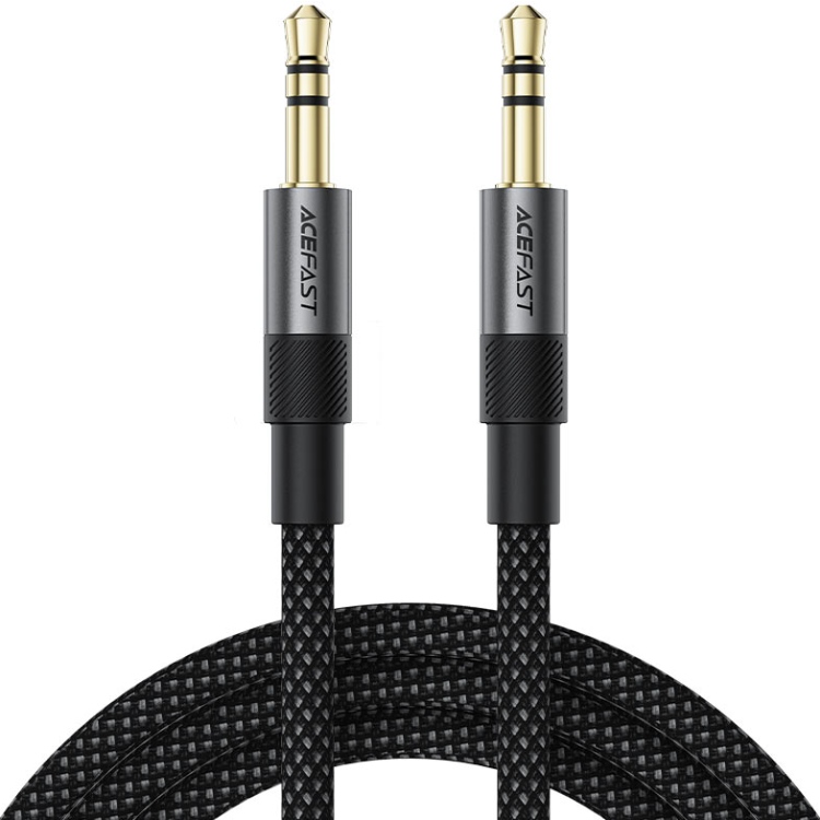 Кабель AUX Audio TRS M/M 1,0 м J10 Black Acefast