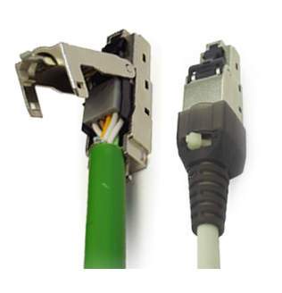 Конектор RJ45 WE8E, STP, cat 6A, 50мкм. покриття з олота, безінструментальний KSP-00001