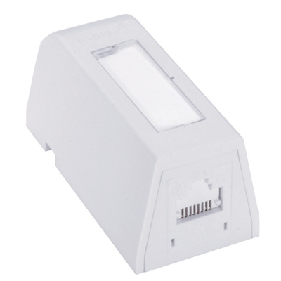 Настінний блок Synergy 1P DG+,Cat 6, UTP, білий SBX-00005-02