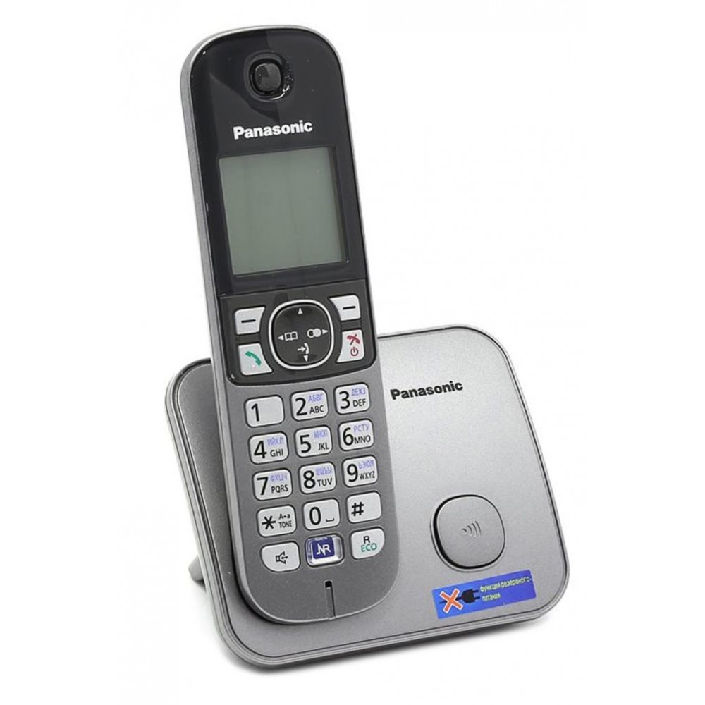 Радіотелефон DECT (металик) KX-TG6811UAM