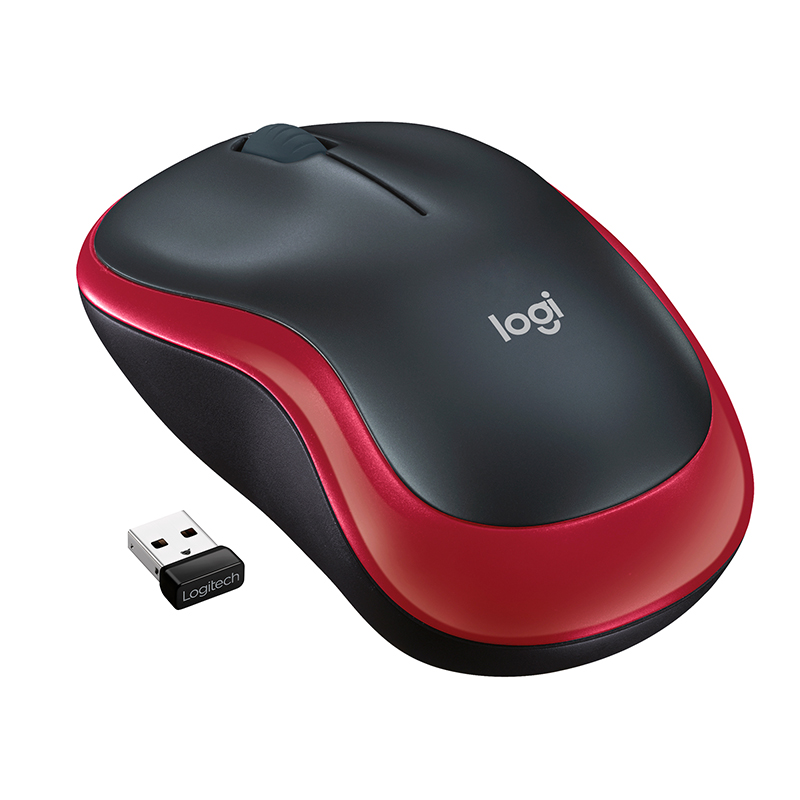 Миша бездротова M185 Cordless, червона Logitech (910-002240/910-002237)