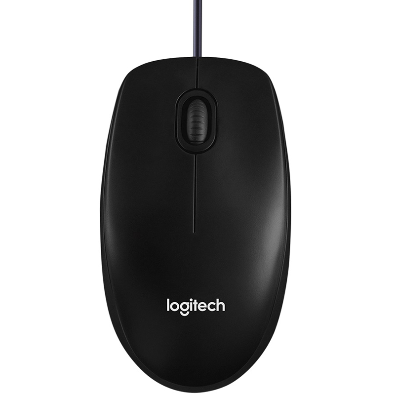 Миша USB B100 Optical, чорна Logitech (910-003357)