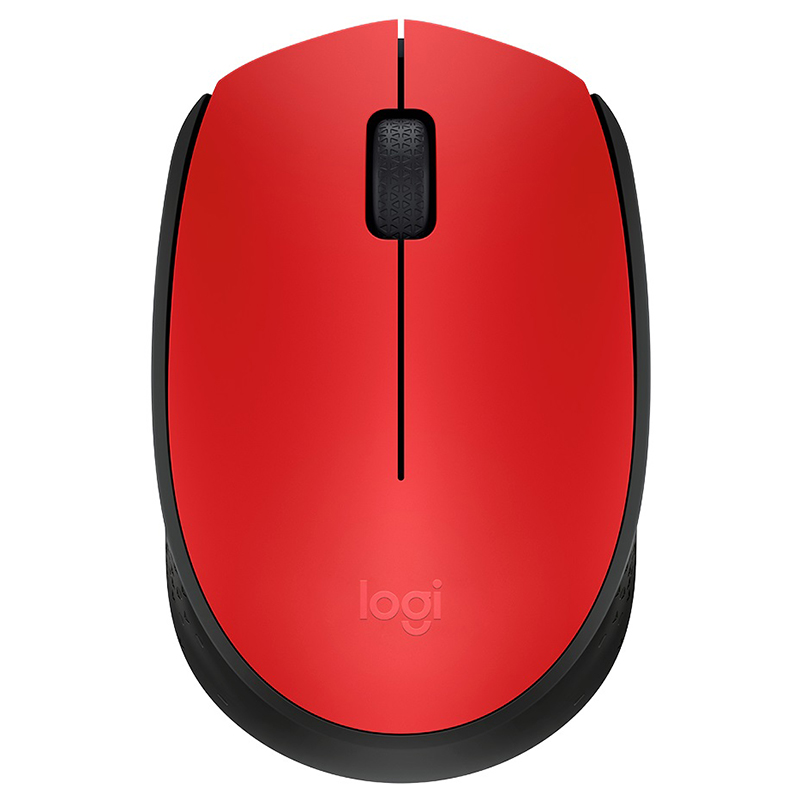 Миша бездротова M171, червона Logitech (910-004641)