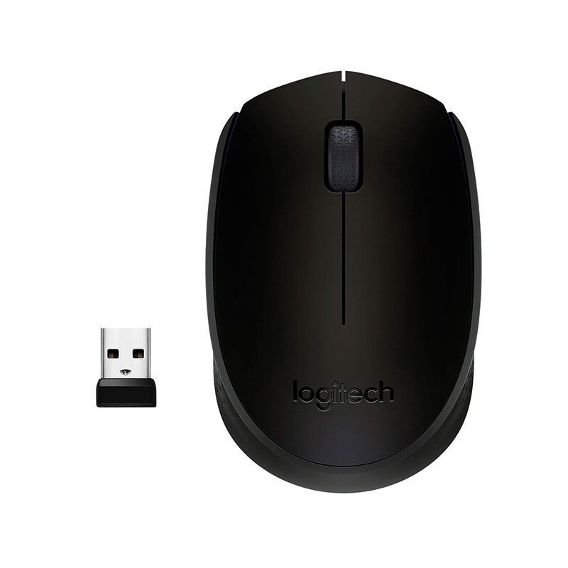 Миша бездротова M170, чорно-сіра Logitech (910-004642)