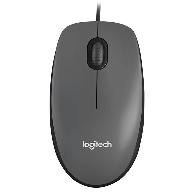 Миша USB M100 Optical, чорна Logitech (910-005003/910-006652)
