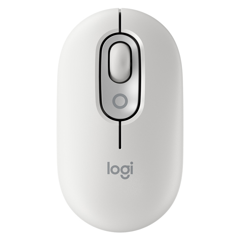 Миша бездротова POP with Emoji, біла Logitech (910-007411)