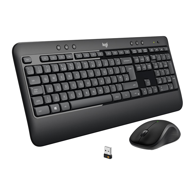 Комплект клавіатура та миша бездротовий MK540 Advanced Combo, UA, чорний Logitech (920-008685)