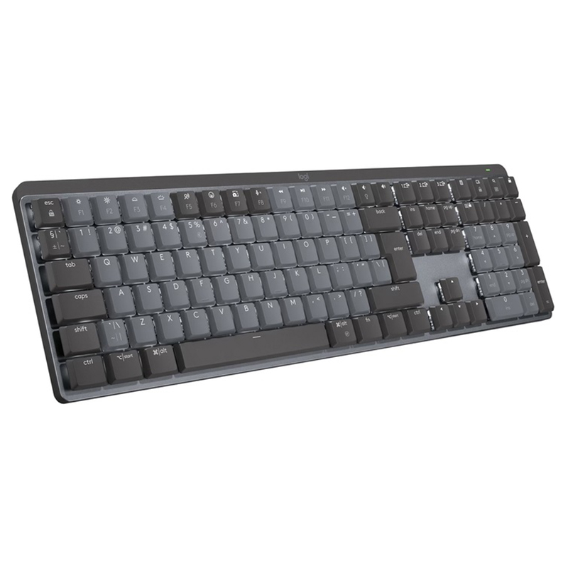 Клавіатура бездротова механічна MX Illuminated Performance, UA, графітова Logitech (920-010759)
