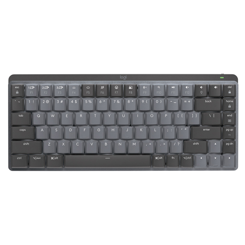 Клавіатура бездротова механічна MX Mini Minimalist, UA, графітова Logitech (920-010780)