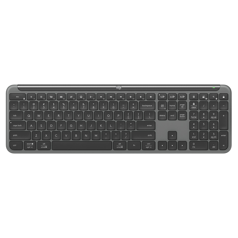 Клавіатура бездротова K950, UA, графітова Logitech (920-012465)