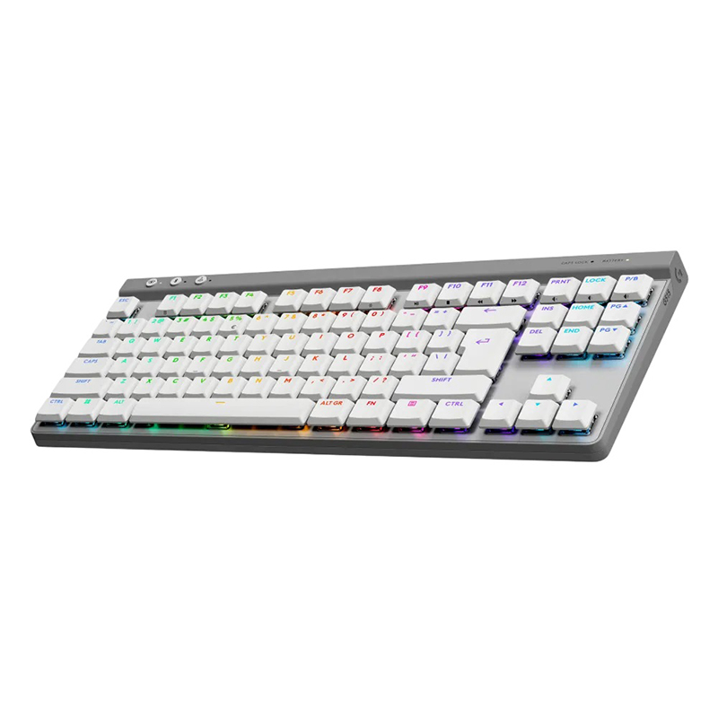 Клавіатура бездротова G515 TKL Lightspeed Tactile, UA, біла Logitech (920-012539)