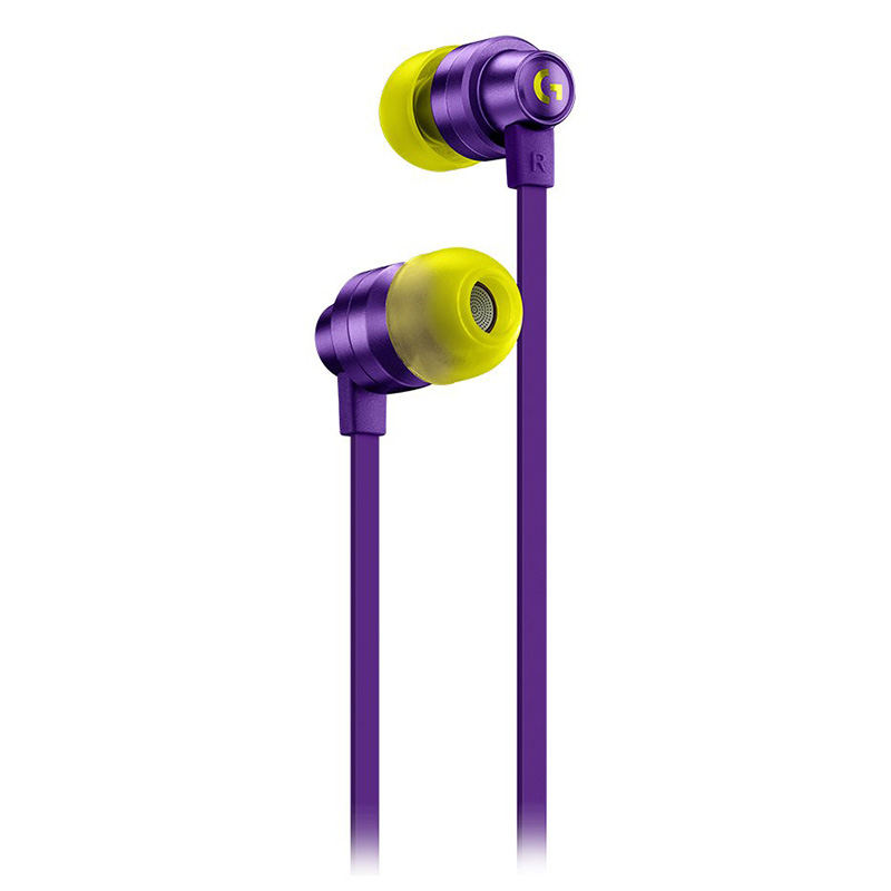 Навушники дротові ігрові G333, фіолетові Logitech (981-000936)