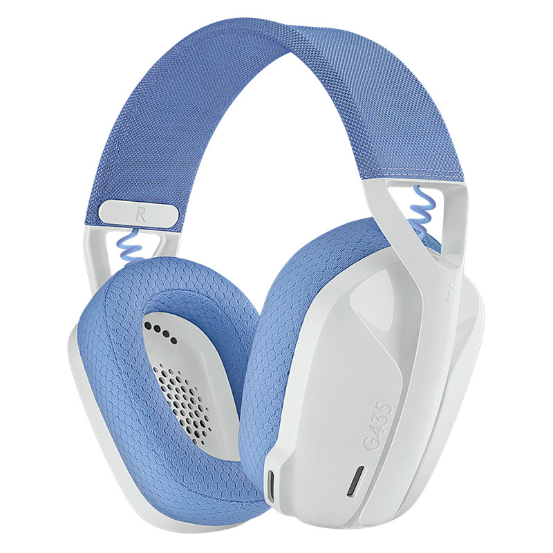 Гарнітура бездротова ігрова G435 Lightspeed, біла Logitech (981-001074)
