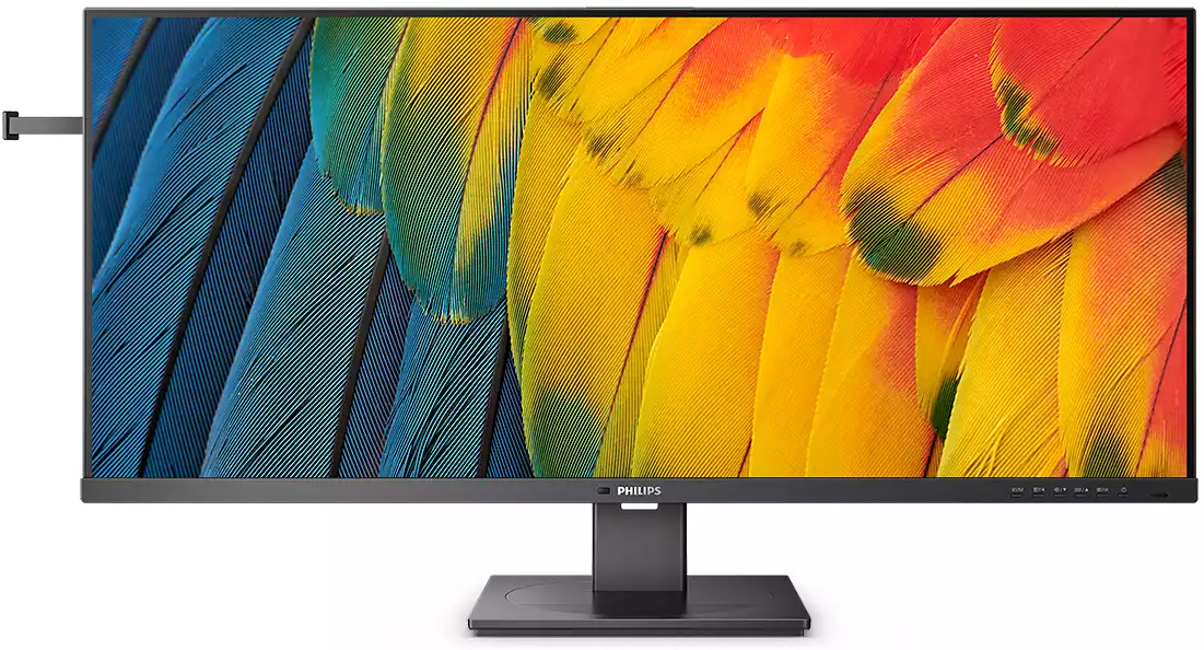 TFT 40" Philips 40B1U5600, WQHD, IPS, 100 Гц, HDMI, DP, USB-C, USB-hub, HAS, колонки, чорний