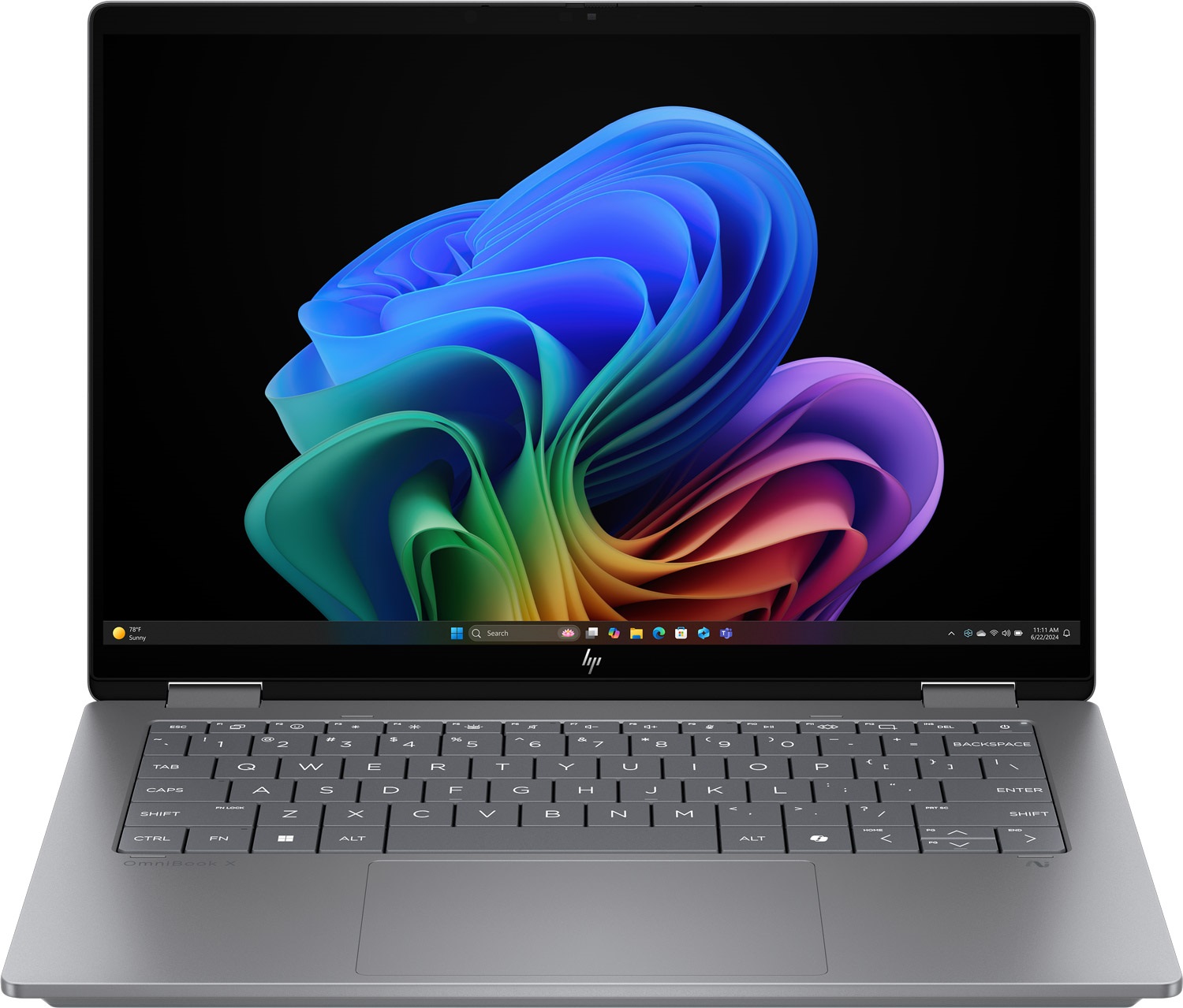 HP OmniBook X Flip x360 14-fk0008ua 14" 2K IPS Ts,400n/Ryzen AI 5-340 (4.8)/16Gb/SSD1Tb/Rad/Win11H
