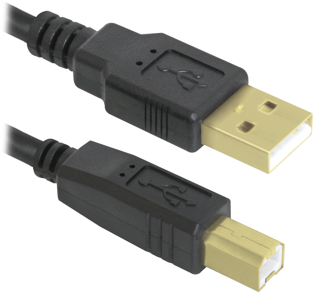 Кабель USB 2.0 AM-BM, 3.0 м, чорний, USB04-10PRO Defender