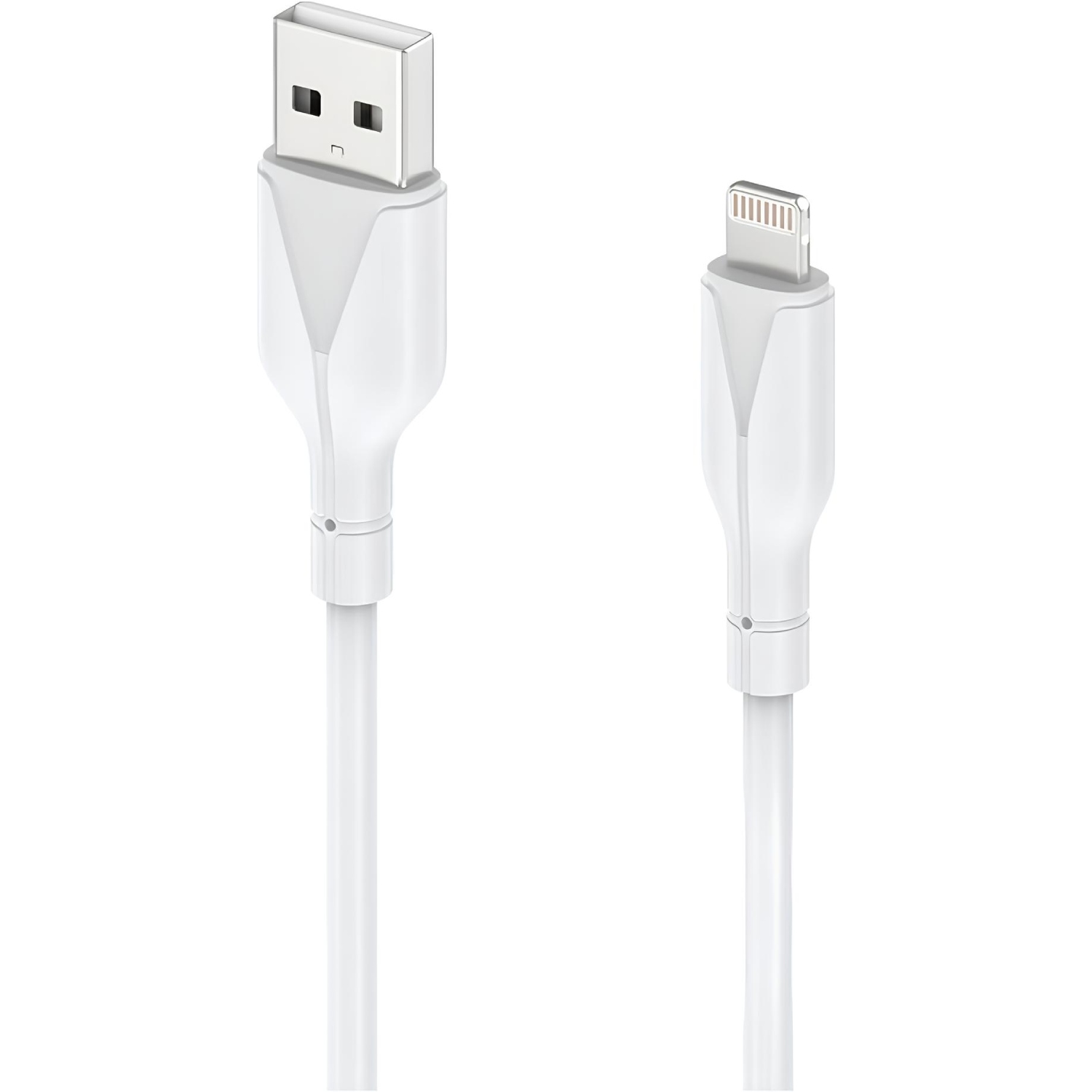 Кабель USB AM-Lightning M, 1.0 м, 2.4A, білий Choetech